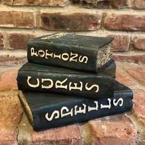Halloween Decor- potions spells books witchcraft